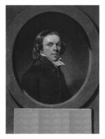 portret van de geestelijke Johannes henricus hacken, Charles Howard hodges, 1795 foto