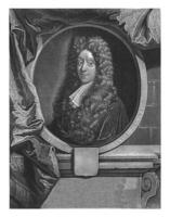portret van Johann christen Schumann, burgemeester van Dresden, pieter schenk i, 1670 - 1713 foto