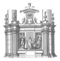 graf voor humbert-guillaume de precisie, aartsbisschop van mechelen, david kosten, in of na 1711 foto