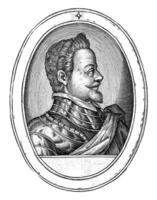portret van vincenzo ik gonzaga, hertog van mantua en Montferrat, lambert cornelisz., c. 1593 - c. 1612 foto