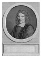 portret van gerard de vries, pieter busje gunst, na gerard Hoet i, 1668 - 1731 foto