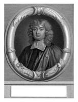 portret van edward stilstaande vloot, Abraham bloling, na peter lelie meneer, 1672 - 1678 foto