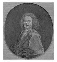 portret van hermanus boerhave, georg paul busch, c. 1716 - 1756 foto