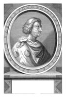 portret van philippe de komt, cornelis Martinus vermeulen, 1654 - 1706 foto