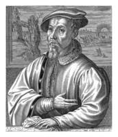 portret van matthys pik, hendrick hondius i, 1610 foto