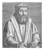 portret van Johannes sartorius, philips gal, 1572 foto