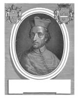 portret van kardinaal Giovanni battista tolomei, Girolamo rossi ik, na Giovanni dominik piastrini, 1712 - 1762 foto