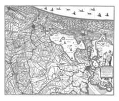 kaart van Rijnland en amstelland, anoniem, na balthasar florisz. busje berckenrode, 1629 - 1649 foto