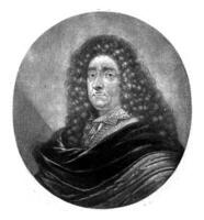 portret van de dichter jan norel, pieter schenk i, 1700 - 1713 foto