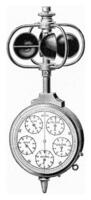 zak- anemometer, wijnoogst gravure. foto