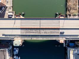 Pulaski brug - nieuw york stad foto