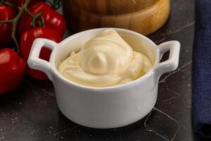 romig dip dressing saus mayonaise foto