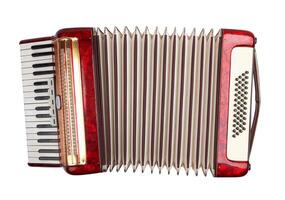 retro accordeon geïsoleerd foto