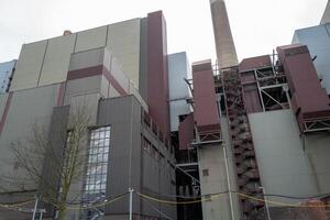ontmanteld met kolen gestookt macht fabriek in Duitsland foto