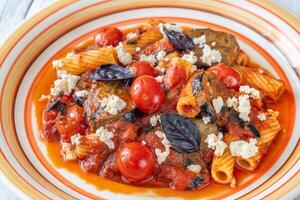 pasta alla norma foto