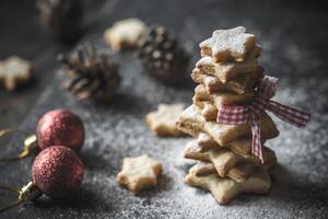 eigengemaakt Kerstmis boom foto