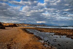 kust landschap in de Spaans stad van Alicante zonder mensen foto