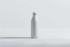 ai gegenereerd realistisch blanco fles mockup foto