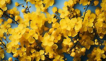 ai gegenereerd de levendig kleuren van natuur boeket vieren de schoonheid gegenereerd door ai foto