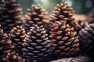 ai gegenereerd geurig pijnboom ijshoorntje Spar boom. genereren ai foto