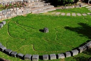 cusco, Peru, 2015 - landschapsarchitectuur detail zuiden Amerika foto