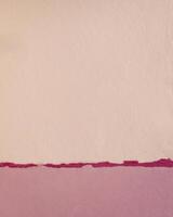 abstract papier landschap in roze pastel tonen - verzameling van handgemaakt vod papieren foto