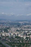 arial visie van Istanbul woon- gebouwen foto