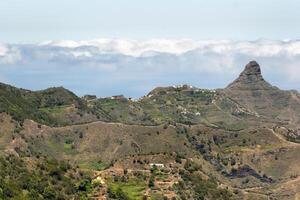 visie van de bergen van tenerife. kanarie eilanden, Spanje foto