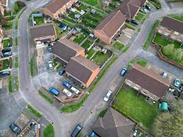 hoog hoek visie van centraal hatfield stad hertfordshire van Engeland, Super goed Brittannië. maart 9e, 2024 foto