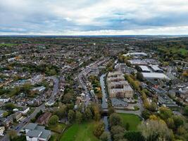 antenne visie van centraal hemel hennepstad stad van Engeland uk. november 5e, 2023 foto