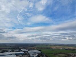 hoog hoek visie van centraal hatfield stad hertfordshire van Engeland, Super goed Brittannië. maart 9e, 2024 foto