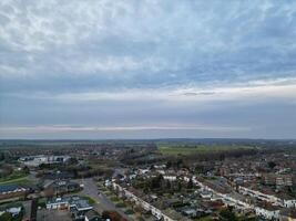 hoog hoek visie van centraal hatfield stad hertfordshire van Engeland, Super goed Brittannië. maart 9e, 2024 foto