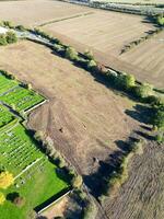 antenne visie van platteland van hemel hennepstad stad- van Engeland uk. november 5e, 2023 foto