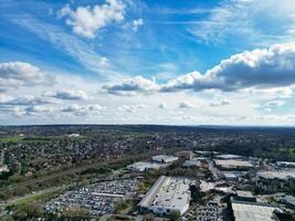 antenne visie van centraal watford stad van Engeland uk. maart 3e, 2024 foto