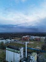 antenne visie van stad centrum van welwyn tuin stad van Engeland uk. maart 1e, 2024 foto