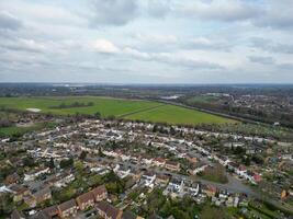 hoog hoek visie van centraal hatfield stad van Engeland, Super goed Brittannië. maart 9e, 2024 foto