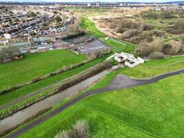 antenne visie van centraal dagenham Londen stad van Engeland uk. maart 2e, 2024 foto