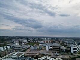 hoog hoek visie van centraal hatfield stad van Engeland, Super goed Brittannië. maart 9e, 2024 foto