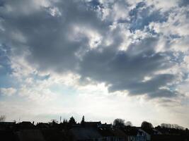 hoog hoek visie van luton stad- van Engeland foto