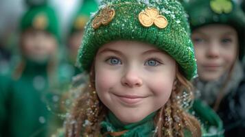 ai gegenereerd st. Patrick dag viering foto