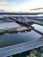 antenne visie van dagenham Londen stad van Engeland Verenigde koninkrijk. maart 2e, 2024 foto