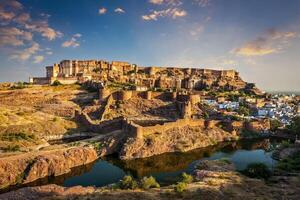 mehrangarh fort, jodhpur, rajasthan, india foto