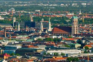 antenne visie van München. München, Beieren, Duitsland foto