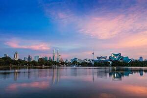 skyline van Kuala Lumpur foto