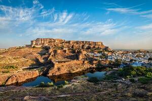 mehrangarh fort, jodhpur, rajasthan, india foto