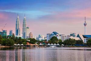 skyline van Kuala Lumpur foto