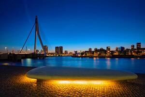 erasmus brug, Rotterdam, Nederland foto