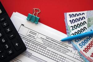 Indonesisch belasting het formulier kennisgeving brief spt voor inkomen belasting periode artikel 23 en of artikel 26 foto