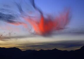 surrealistische Mexicaans baja zonsondergang foto