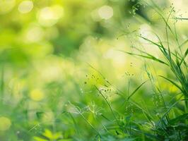 ai gegenereerd groen natuur achtergrond foto